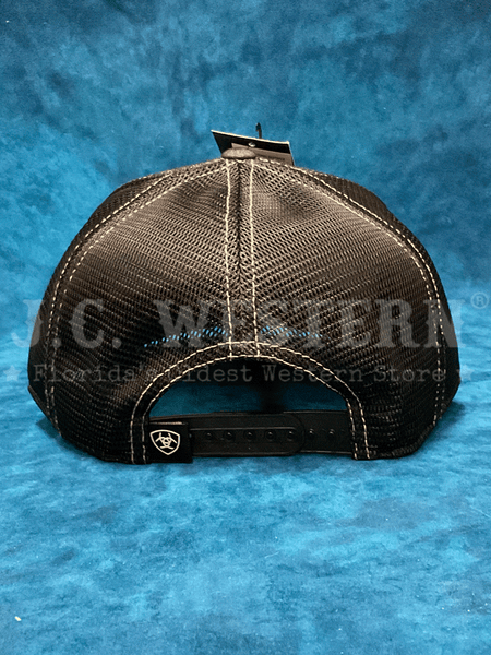 Ariat A300088901 Mens FlexFit 110 Heather Front Patch Cap Black back. If you need any assistance with this item or the purchase of this item please call us at five six one seven four eight eight eight zero one Monday through Saturday 10:00a.m EST to 8:00 p.m EST