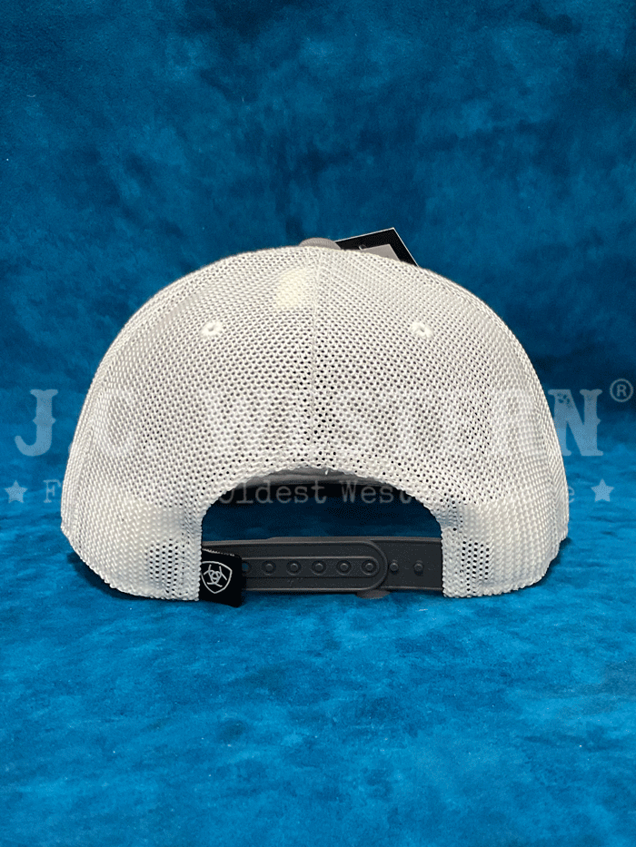 Ariat A300071006 Mens Embroidered Southwestern Print Flexfit 110 Cap Grey front. If you need any assistance with this item or the purchase of this item please call us at five six one seven four eight eight eight zero one Monday through Saturday 10:00a.m EST to 8:00 p.m EST