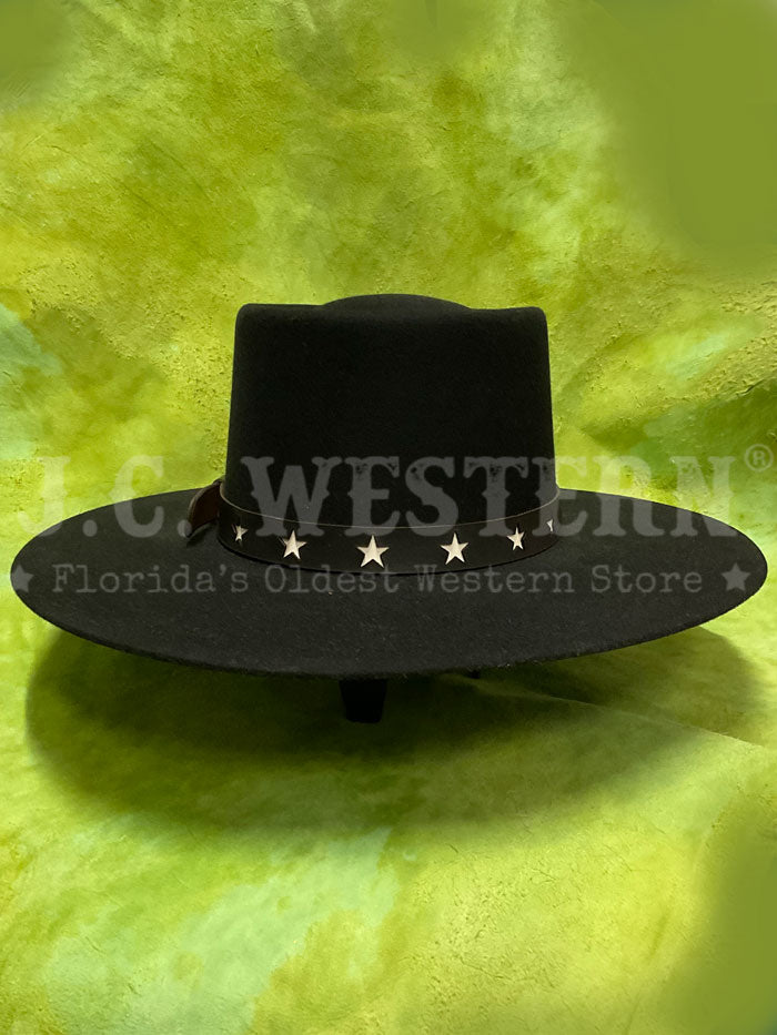 Charlie 1 Horse CWCSMC-253607S0 Womens COSMIC COWGIRL Felt Hat Black side / front view. If you need any assistance with this item or the purchase of this item please call us at five six one seven four eight eight eight zero one Monday through Saturday 10:00a.m EST to 8:00 p.m EST