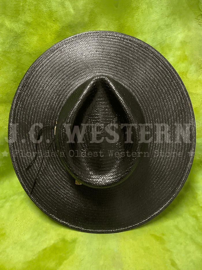 Stetson XSJWMS-104007 JW Marshall Straw Flat Brim Hat Black front and side. If you need any assistance with this item or the purchase of this item please call us at five six one seven four eight eight eight zero one Monday through Saturday 10:00a.m EST to 8:00 p.m EST


