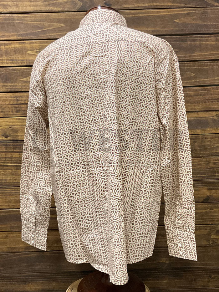 Wrangler 112360002 George Strait Collection Troubadour Long Sleeve Shirt Brown front view. If you need any assistance with this item or the purchase of this item please call us at five six one seven four eight eight eight zero one Monday through Saturday 10:00a.m EST to 8:00 p.m EST