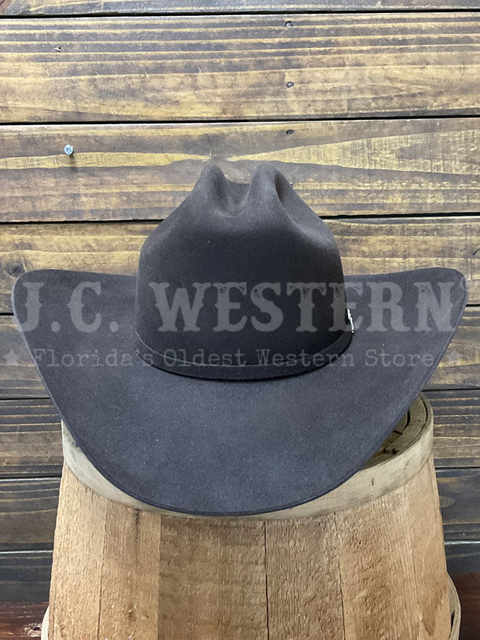 Stetson SFEPTN-724222 El Patron 30X Felt Hat Chocolate side / front view. If you need any assistance with this item or the purchase of this item please call us at five six one seven four eight eight eight zero one Monday through Saturday 10:00a.m EST to 8:00 p.m EST