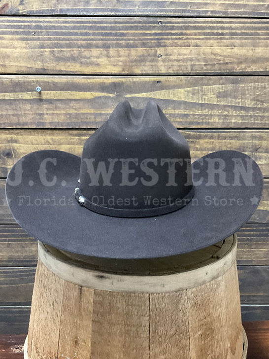 Stetson SFEPTN-724222 El Patron 30X Felt Hat Chocolate back view. If you need any assistance with this item or the purchase of this item please call us at five six one seven four eight eight eight zero one Monday through Saturday 10:00a.m EST to 8:00 p.m EST