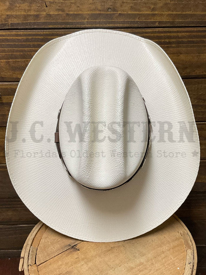 Charlie 1 Horse CSHTHO-304081 Lainey Wilson HANG TIGHT HONEY Straw Hat Natural side / front view. If you need any assistance with this item or the purchase of this item please call us at five six one seven four eight eight eight zero one Monday through Saturday 10:00a.m EST to 8:00 p.m EST