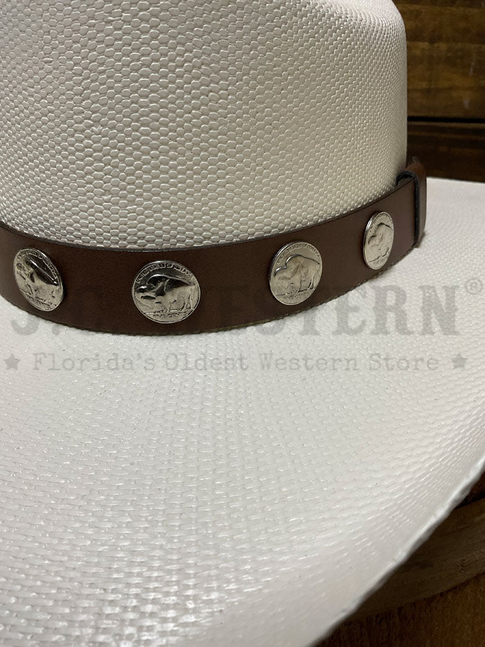 Charlie 1 Horse CSHTHO-304081 Lainey Wilson HANG TIGHT HONEY Straw Hat Natural side / front view. If you need any assistance with this item or the purchase of this item please call us at five six one seven four eight eight eight zero one Monday through Saturday 10:00a.m EST to 8:00 p.m EST