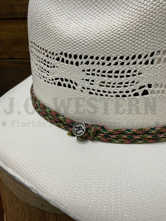 Resistol RSBRNC-834281 Hooey Bronc Straw Hat Natural side / front view. If you need any assistance with this item or the purchase of this item please call us at five six one seven four eight eight eight zero one Monday through Saturday 10:00a.m EST to 8:00 p.m EST