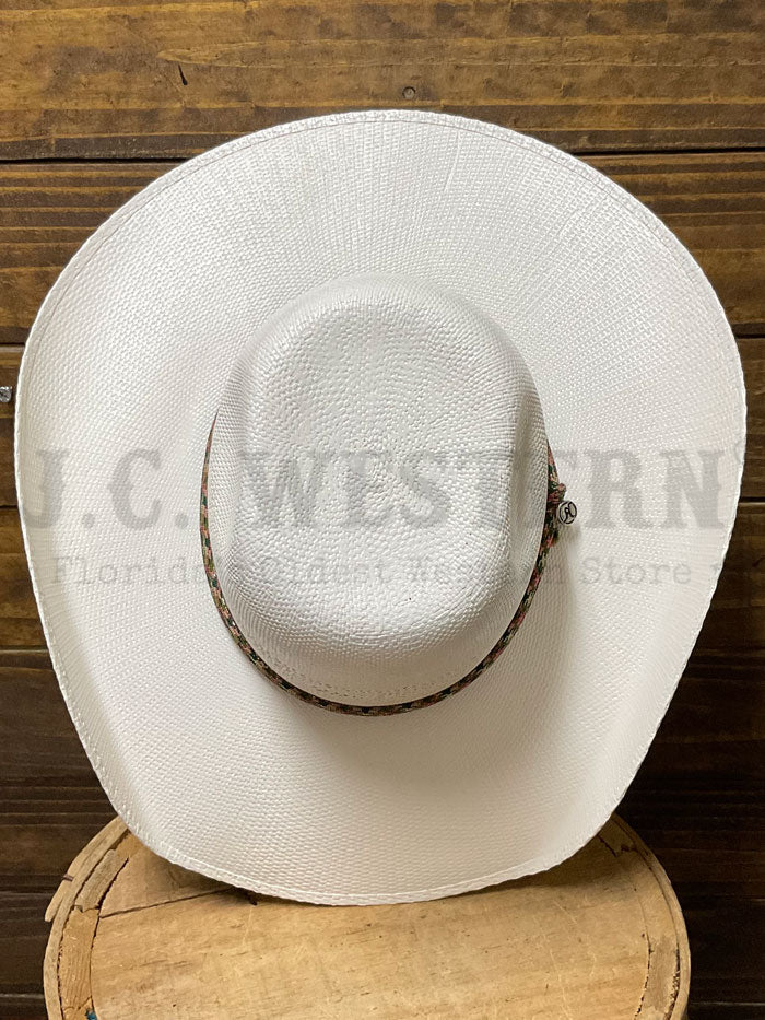 Resistol RSBRNC-834281 Hooey Bronc Straw Hat Natural side / front view. If you need any assistance with this item or the purchase of this item please call us at five six one seven four eight eight eight zero one Monday through Saturday 10:00a.m EST to 8:00 p.m EST