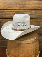 Resistol RSBRNC-834281 Hooey Bronc Straw Hat Natural side / front view. If you need any assistance with this item or the purchase of this item please call us at five six one seven four eight eight eight zero one Monday through Saturday 10:00a.m EST to 8:00 p.m EST