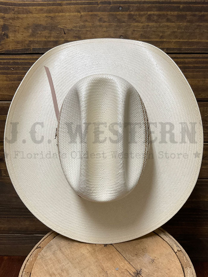 Resistol RSWIFI-BA4296 WILDFIRE Straw Hat Natural Tan side / front view. If you need any assistance with this item or the purchase of this item please call us at five six one seven four eight eight eight zero one Monday through Saturday 10:00a.m EST to 8:00 p.m EST