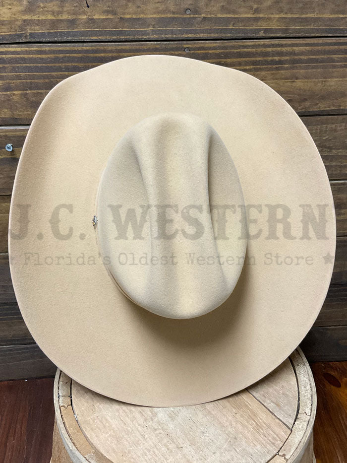 Stetson SFPGSA-9142BS Pagosa 6X Felt Hat BS Butterscotch  side / front view. If you need any assistance with this item or the purchase of this item please call us at five six one seven four eight eight eight zero one Monday through Saturday 10:00a.m EST to 8:00 p.m EST