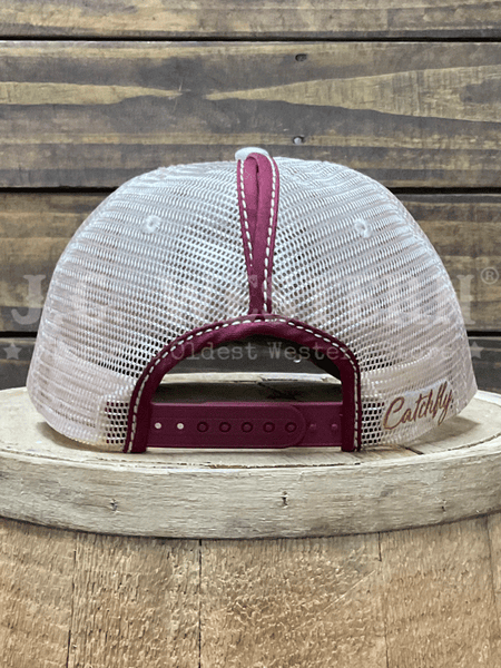 Catchfly 2510380309 Womens Southwestern Ponytail Ball Cap Tan back view. If you need any assistance with this item or the purchase of this item please call us at five six one seven four eight eight eight zero one Monday through Saturday 10:00a.m EST to 8:00 p.m EST
