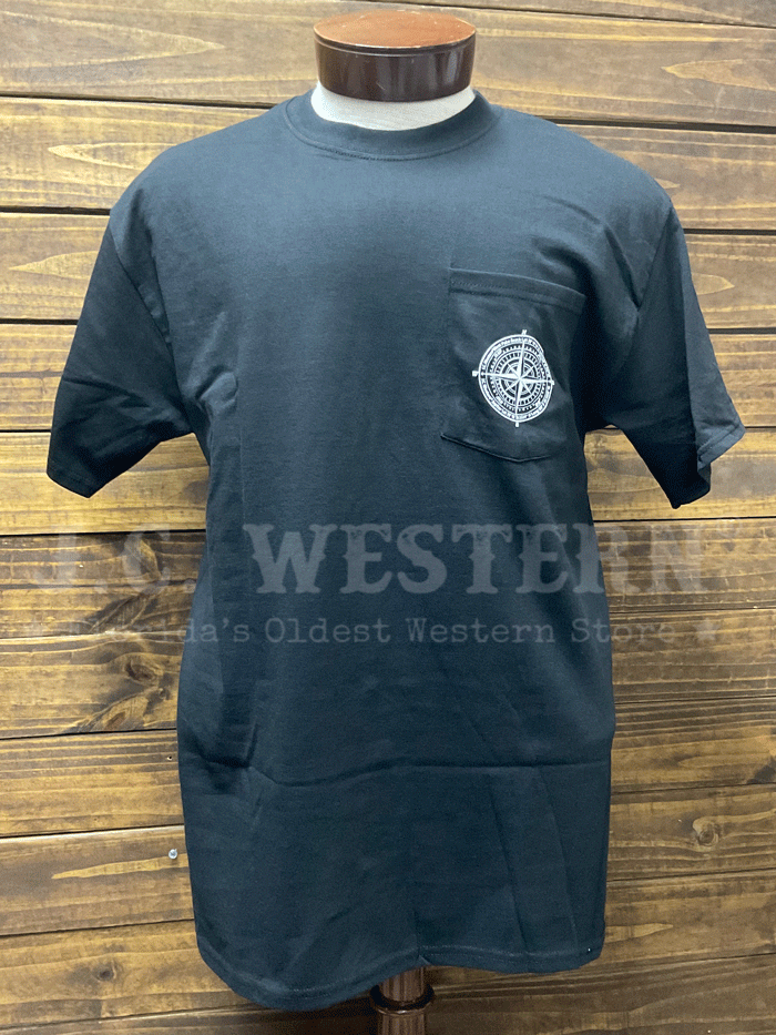 JC Western JCWIDJS-SS-BK Mens I Do Jack Shit Short Sleeve Pocket T-Shirt Black back view. If you need any assistance with this item or the purchase of this item please call us at five six one seven four eight eight eight zero one Monday through Saturday 10:00a.m EST to 8:00 p.m EST