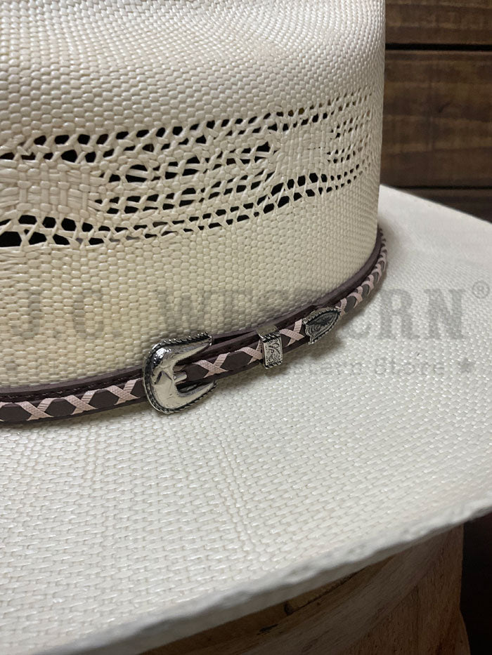 Stetson SSELMH-734281 ELMHURST Straw Hat Natural side / front view. If you need any assistance with this item or the purchase of this item please call us at five six one seven four eight eight eight zero one Monday through Saturday 10:00a.m EST to 8:00 p.m EST