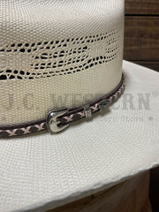 Stetson SSELMH-734281 ELMHURST Straw Hat Natural close up. If you need any assistance with this item or the purchase of this item please call us at five six one seven four eight eight eight zero one Monday through Saturday 10:00a.m EST to 8:00 p.m EST