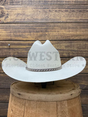 Larry Mahan LMH11218 AUSTIN 10X COWBOY Straw Hat Ivory back view. If you need any assistance with this item or the purchase of this item please call us at five six one seven four eight eight eight zero one Monday through Saturday 10:00a.m EST to 8:00 p.m EST