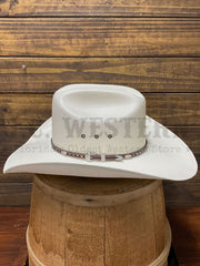 Larry Mahan LMH11071 BULL 10X Straw Hat Ivory side view. If you need any assistance with this item or the purchase of this item please call us at five six one seven four eight eight eight zero one Monday through Saturday 10:00a.m EST to 8:00 p.m EST