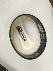 Justin JS1156MRGN40 10X MORGAN Straw Cowboy Hat Ivory inside view. If you need any assistance with this item or the purchase of this item please call us at five six one seven four eight eight eight zero one Monday through Saturday 10:00a.m EST to 8:00 p.m EST


