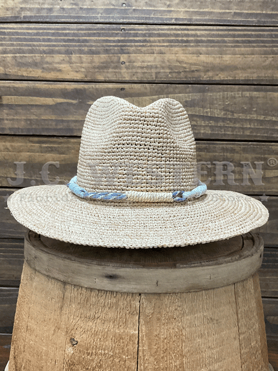 Scala LR785-NAT CALLA Raffia Safari Hat Natural front view. If you need any assistance with this item or the purchase of this item please call us at five six one seven four eight eight eight zero one Monday through Saturday 10:00a.m EST to 8:00 p.m EST


