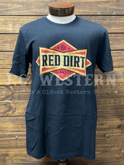 Red Dirt RDHC-T-164 Mens Cowboy Bowtie Tee Black front view. If you need any assistance with this item or the purchase of this item please call us at five six one seven four eight eight eight zero one Monday through Saturday 10:00a.m EST to 8:00 p.m EST

