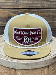 Red Dirt RDHC-442 DAWN Trucker Cap Cream Tan front view. If you need any assistance with this item or the purchase of this item please call us at five six one seven four eight eight eight zero one Monday through Saturday 10:00a.m EST to 8:00 p.m EST

