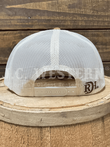 Red Dirt RDHC-442 DAWN Trucker Cap Cream Tan back view. If you need any assistance with this item or the purchase of this item please call us at five six one seven four eight eight eight zero one Monday through Saturday 10:00a.m EST to 8:00 p.m EST


