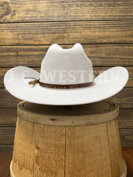 Bullhide TRUE WEST 8X 0573BC Fur Blend Hat Buckskin back view. If you need any assistance with this item or the purchase of this item please call us at five six one seven four eight eight eight zero one Monday through Saturday 10:00a.m EST to 8:00 p.m EST
