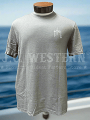 Guy Harvey GHV56924-CHR2 Mens Short Sleeve T-Shirt Charcoal Heather front view. If you need any assistance with this item or the purchase of this item please call us at five six one seven four eight eight eight zero one Monday through Saturday 10:00a.m EST to 8:00 p.m EST