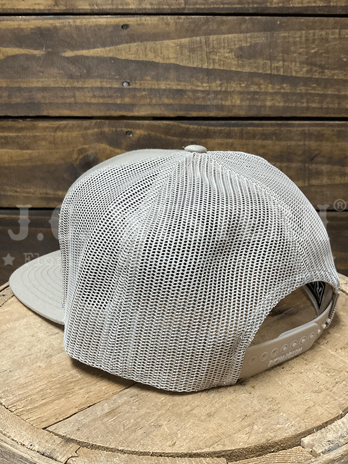 Shoot & Reel SR17-BK Rooster Patch Flat Bill Cap Brown Khaki side / front view. If you need any assistance with this item or the purchase of this item please call us at five six one seven four eight eight eight zero one Monday through Saturday 10:00a.m EST to 8:00 p.m EST