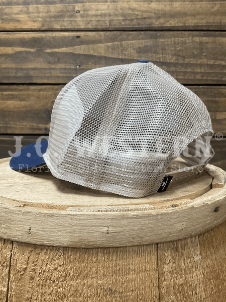 Beach & Barn SURFING ROOSTER Snapback Hat Navy Stars & Stripes side and back view. If you need any assistance with this item or the purchase of this item please call us at five six one seven four eight eight eight zero one Monday through Saturday 10:00a.m EST to 8:00 p.m EST