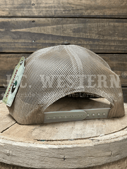 Local Boy Outfitters L3000374-BLD Broadway Trucker Hat Bottomland back view. If you need any assistance with this item or the purchase of this item please call us at five six one seven four eight eight eight zero one Monday through Saturday 10:00a.m EST to 8:00 p.m EST