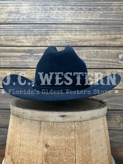 Resistol RFTCHG-684007 THE CHALLENGER 5X Felt Hat Black back view. If you need any assistance with this item or the purchase of this item please call us at five six one seven four eight eight eight zero one Monday through Saturday 10:00a.m EST to 8:00 p.m EST