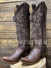 Los Altos 3819940 Ladies RAGE Snip Toe Boot Chestnut side view. If you need any assistance with this item or the purchase of this item please call us at five six one seven four eight eight eight zero one Monday through Saturday 10:00a.m EST to 8:00 p.m EST 