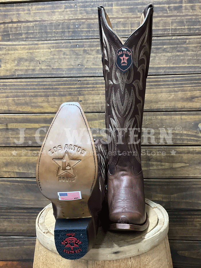 Los Altos 3819940 Ladies RAGE Snip Toe Boot Chestnut side view. If you need any assistance with this item or the purchase of this item please call us at five six one seven four eight eight eight zero one Monday through Saturday 10:00a.m EST to 8:00 p.m EST 
