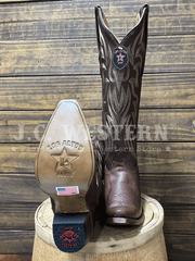 Los Altos 3819940 Ladies RAGE Snip Toe Boot Chestnut front and sole view. If you need any assistance with this item or the purchase of this item please call us at five six one seven four eight eight eight zero one Monday through Saturday 10:00a.m EST to 8:00 p.m EST
