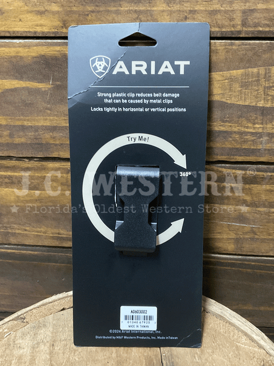 Ariat A0603002 Large Stitched USA Flag Cell Case Brown back view. If you need any assistance with this item or the purchase of this item please call us at five six one seven four eight eight eight zero one Monday through Saturday 10:00a.m EST to 8:00 p.m EST