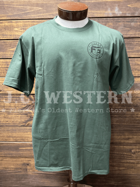 FloGrown FGM1-1067 Mens Florida Outdoor Camo Tee Olive front view. If you need any assistance with this item or the purchase of this item please call us at five six one seven four eight eight eight zero one Monday through Saturday 10:00a.m EST to 8:00 p.m EST
