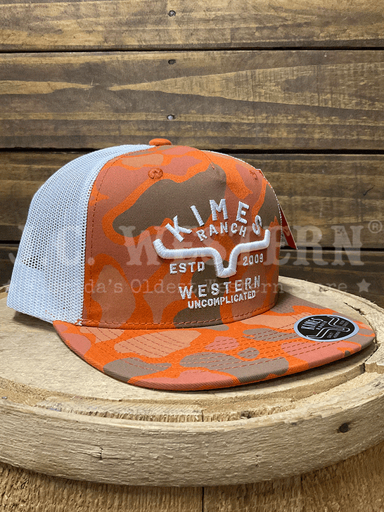 Kimes Ranch GRANDVIEW Hat Orange side / front view. If you need any assistance with this item or the purchase of this item please call us at five six one seven four eight eight eight zero one Monday through Saturday 10:00a.m EST to 8:00 p.m EST