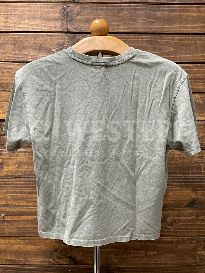 Zutter T4036-2573-SG Womens Howdy Tee Sage front view. If you need any assistance with this item or the purchase of this item please call us at five six one seven four eight eight eight zero one Monday through Saturday 10:00a.m EST to 8:00 p.m EST