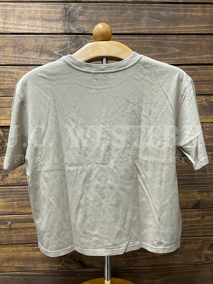 Zutter T4036-5455-TP Womens Western Trio Tee Taupe front view. If you need any assistance with this item or the purchase of this item please call us at five six one seven four eight eight eight zero one Monday through Saturday 10:00a.m EST to 8:00 p.m EST