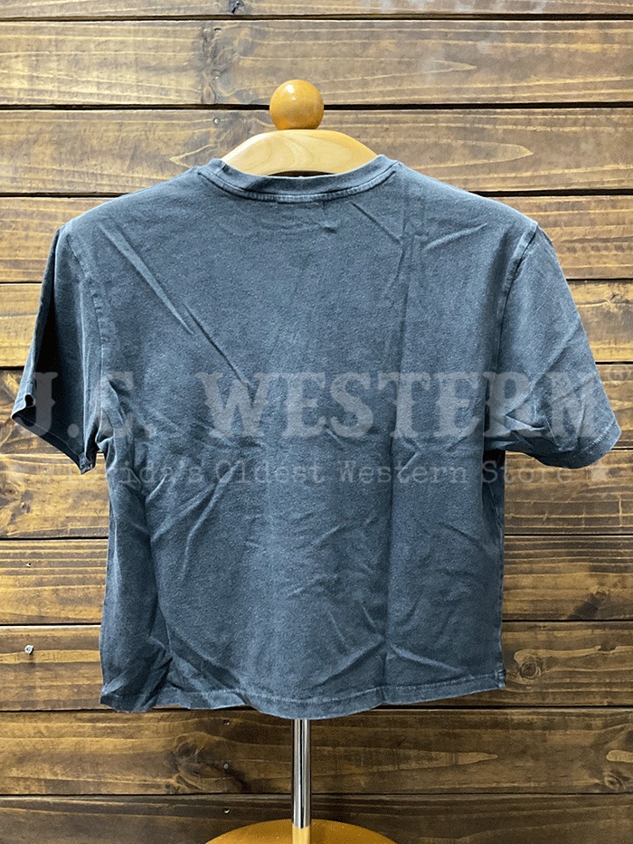 Zutter T4036-2675-BLK Womens Ride Em Cowboy Tee Black front view. If you need any assistance with this item or the purchase of this item please call us at five six one seven four eight eight eight zero one Monday through Saturday 10:00a.m EST to 8:00 p.m EST