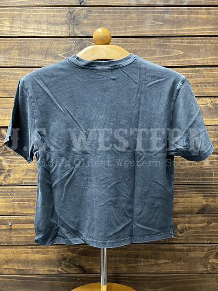 Zutter T4036-2675-BLK Womens Ride Em Cowboy Tee Black back view. If you need any assistance with this item or the purchase of this item please call us at five six one seven four eight eight eight zero one Monday through Saturday 10:00a.m EST to 8:00 p.m EST