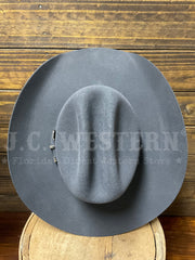 Justin JF0342RDEO40-GRY 3X Rodeo Wool Western Hat Smoke Grey view from above. If you need any assistance with this item or the purchase of this item please call us at five six one seven four eight eight eight zero one Monday through Saturday 10:00a.m EST to 8:00 p.m EST