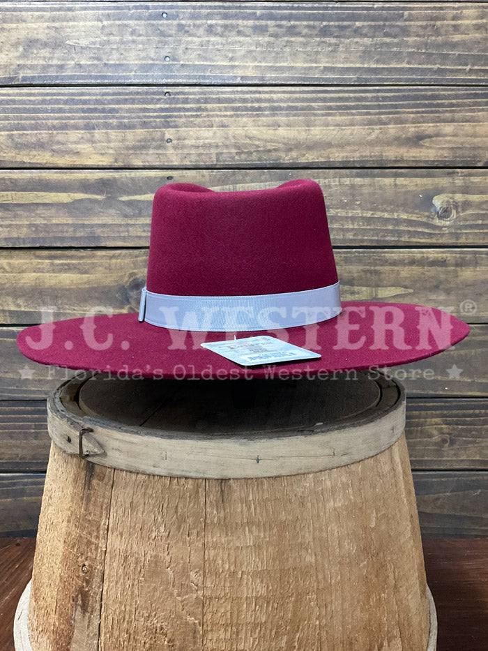 Twister T7810004 Ladies Pinch Front Hat Red side / front view. If you need any assistance with this item or the purchase of this item please call us at five six one seven four eight eight eight zero one Monday through Saturday 10:00a.m EST to 8:00 p.m EST