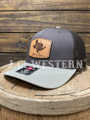 Shoot & Reel SR18-BK TX Antler Patch Curved Bill Cap Brown Khaki side / front view. If you need any assistance with this item or the purchase of this item please call us at five six one seven four eight eight eight zero one Monday through Saturday 10:00a.m EST to 8:00 p.m EST