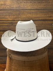 Resistol RSWDAY-CJ4081AL Youth WILD AS YOU Cowboy Straw Hat Natural back view. If you need any assistance with this item or the purchase of this item please call us at five six one seven four eight eight eight zero one Monday through Saturday 10:00a.m EST to 8:00 p.m EST