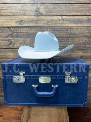 Resistol RFTR76-724272 THE RESISTOL 1776 250th Anniversary Of The United States Of America No 050/250 Hat White box view. If you need any assistance with this item or the purchase of this item please call us at five six one seven four eight eight eight zero one Monday through Saturday 10:00a.m EST to 8:00 p.m EST