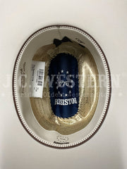 Resistol RFTR76-724272 THE RESISTOL 1776 250th Anniversary Of The United States Of America No 050/250 Hat White inside view. If you need any assistance with this item or the purchase of this item please call us at five six one seven four eight eight eight zero one Monday through Saturday 10:00a.m EST to 8:00 p.m EST