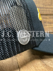 Stetson SCSLMC-000207 Since 1865 Cap Black close up. If you need any assistance with this item or the purchase of this item please call us at five six one seven four eight eight eight zero one Monday through Saturday 10:00a.m EST to 8:00 p.m EST