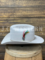 Stetson SFR250-113061 RANGE 6X USA 250 Edition Hat Silverbelly side view. If you need any assistance with this item or the purchase of this item please call us at five six one seven four eight eight eight zero one Monday through Saturday 10:00a.m EST to 8:00 p.m EST