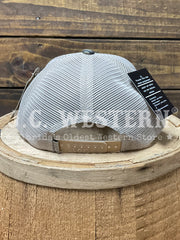 Shoot & Reel SR14-BLTN Florida Ranching Patch Pre Curved Cap Bottomland Tan back view. If you need any assistance with this item or the purchase of this item please call us at five six one seven four eight eight eight zero one Monday through Saturday 10:00a.m EST to 8:00 p.m EST